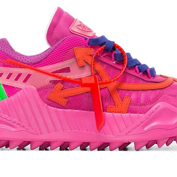 Off-White Pink and Orange Men's Shoes